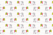 Seamless Toilet Paper Pattern Bundle, a Pattern Graphic by Queen of Infographics (Thumbnail 4 of 6)