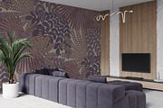 Wallpaper mockup Luxury living room, a Household Mockup by Hunny Badger (Thumbnail 8 of 8)