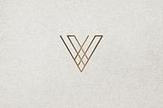 Minimalist Geometric Letter V Logo, a Branding & Logo Template by Luxury Logos (Thumbnail 4 of 4)