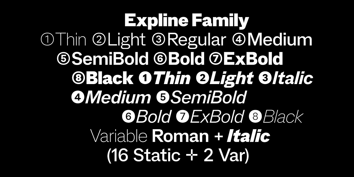 Expline, a Sans Serif Font by Formatype Foundry (Photo 2 of 16)