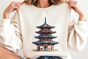 Watercolor Japan Clipart, a Seasonal Illustration by designcity5 (Thumbnail 5 of 5)