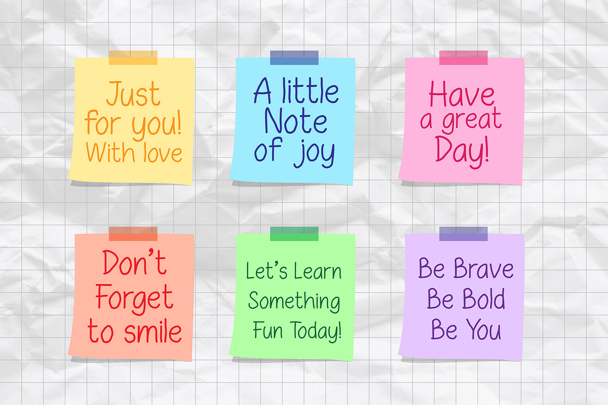 Snappy Child – Kids Handwriting Font, a Font by Mily Studio (Photo 2 of 10)