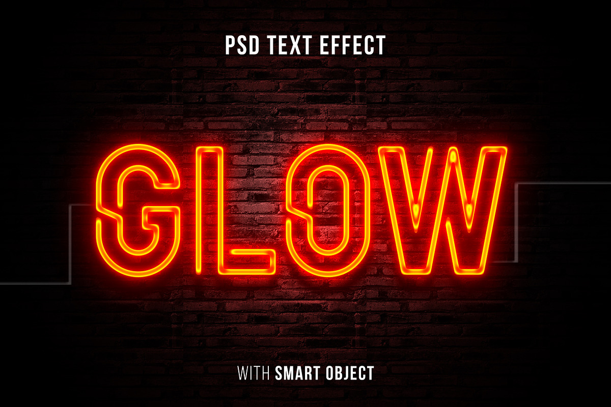 GLOW NEON TEXT EFFECT, a Layer Style Add-On by yokbisayok (Photo 1 of 3)