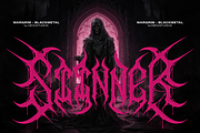 Wargrim | Black Metal Font, a Blackletter Font by Denustudios (Thumbnail 2 of 12)