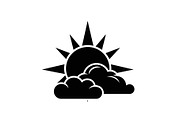 Sun Behind Clouds Silhouette Bundle, an Illustration by Gaye Art (Thumbnail 13 of 31)