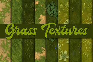 Hand-painted Grass Textures