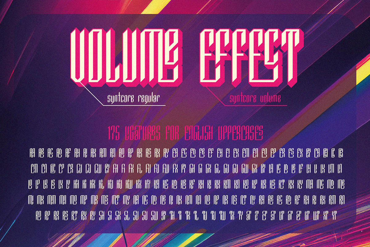 Synthcore - Fututristic Display Font, a Blackletter Font by JumboDesign (Photo 5 of 5)