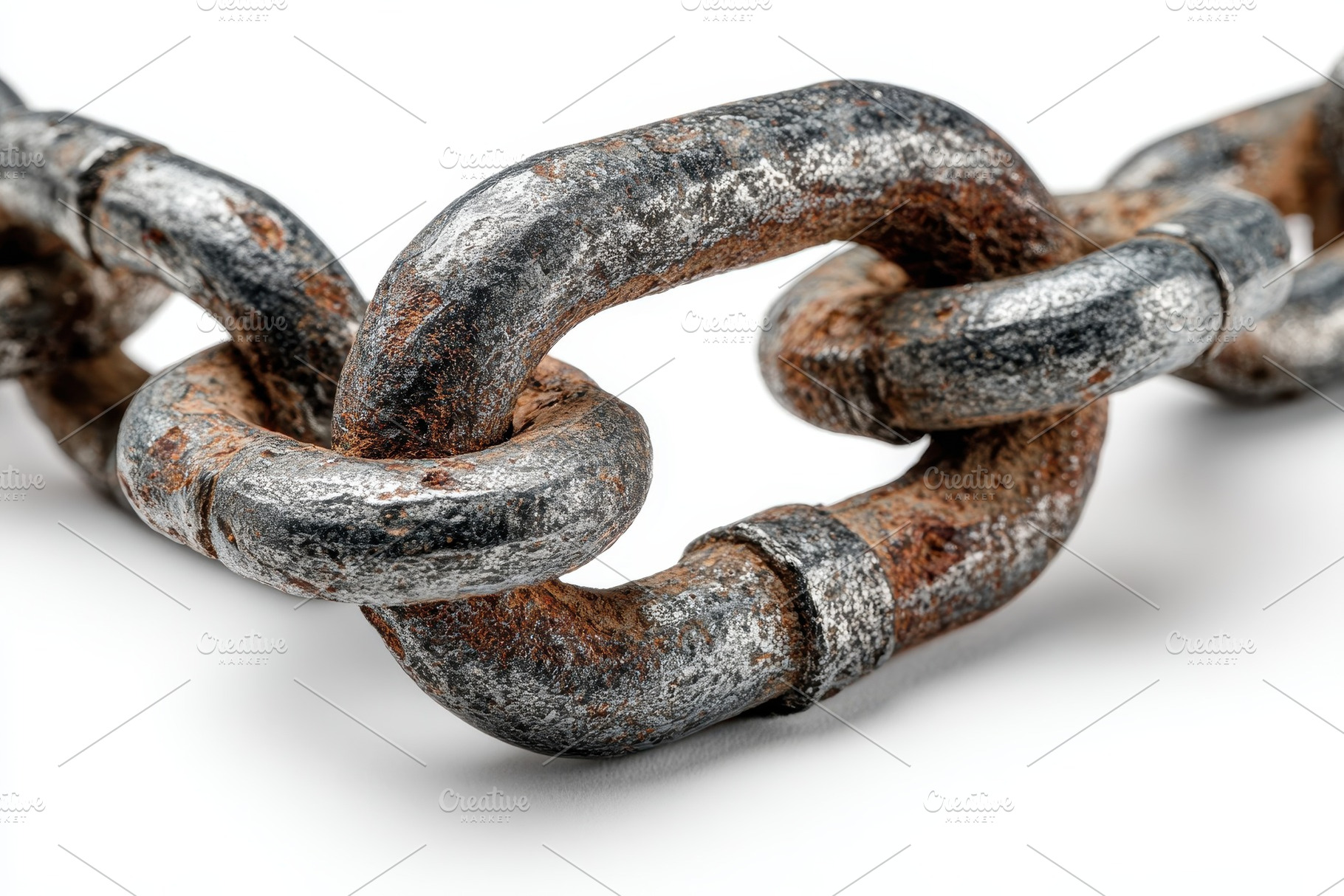 Rusty chain links close up detail ag, a Background Photo by Pixeness Studio