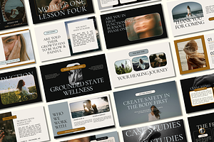 Canva Slide Deck Moody + Modern, a Presentation Template by Solana Creative Co.