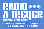 Radio A Treqer Display Font, a Sans Serif Font by Storytype Studio (Thumbnail 18 of 18)