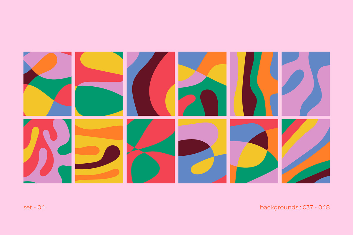 Funky Abstract Backgrounds, a Background Graphic by Léo Alexandre (Photo 5 of 22)
