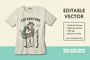 Catventure, an Animal Illustration by Mangustudio (Thumbnail 2 of 3)