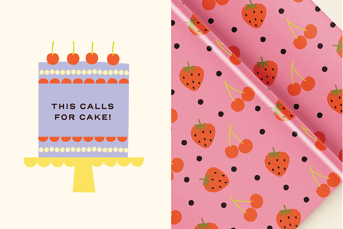 Happy Birthday Party Graphics, a Decorative Illustration by Gross Illustrations (Photo 6 of 9)