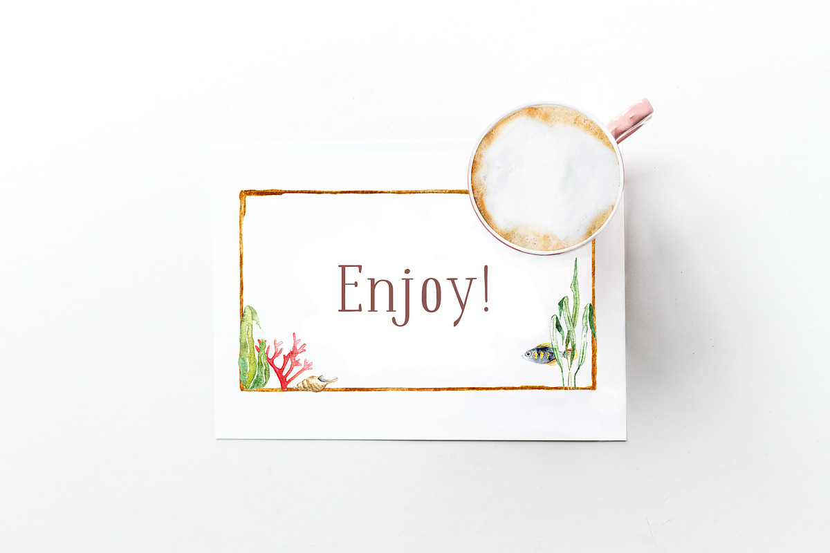 By The Sea – Watercolor Collection, an Illustration by SophieLittleEye (Photo 12 of 12)