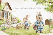 The Easter rabbit family, an Animal Illustration by Mimomy (Thumbnail 2 of 12)