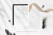 Modern Sketch Floral Wedding Suite, an Invitation Template by Azka Creative (Thumbnail 3 of 8)