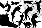 Hand drawn cats vector illustrations, an Animal Illustration by AnastasiyaOleynik (Thumbnail 2 of 2)