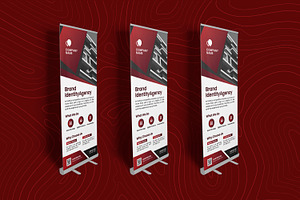Hyfort Studio - Roll Up Banner, a Print Template by Esensifiksi.studio
