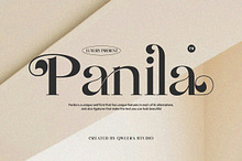 Panila - Modern Luxury Serif