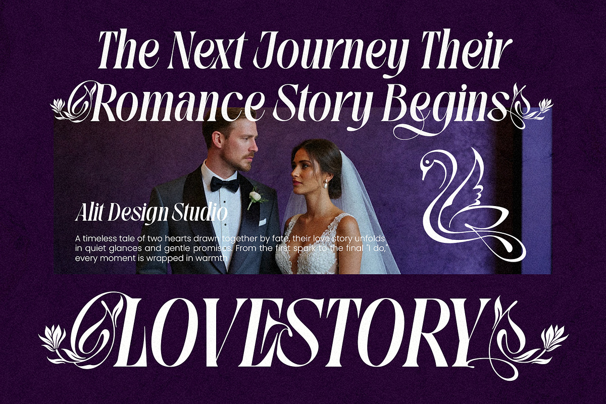 Michely Wangi Elegant Swan Serif, a Serif Font by alit design (Photo 2 of 20)
