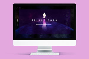 Coming Soon Rocket Style Web Templat