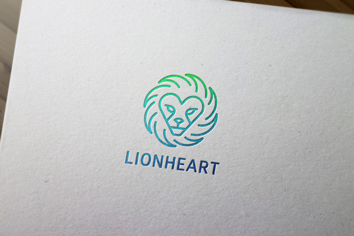 Lionheart Logo, a Branding & Logo Template by LittleBits (Photo 1 of 3)
