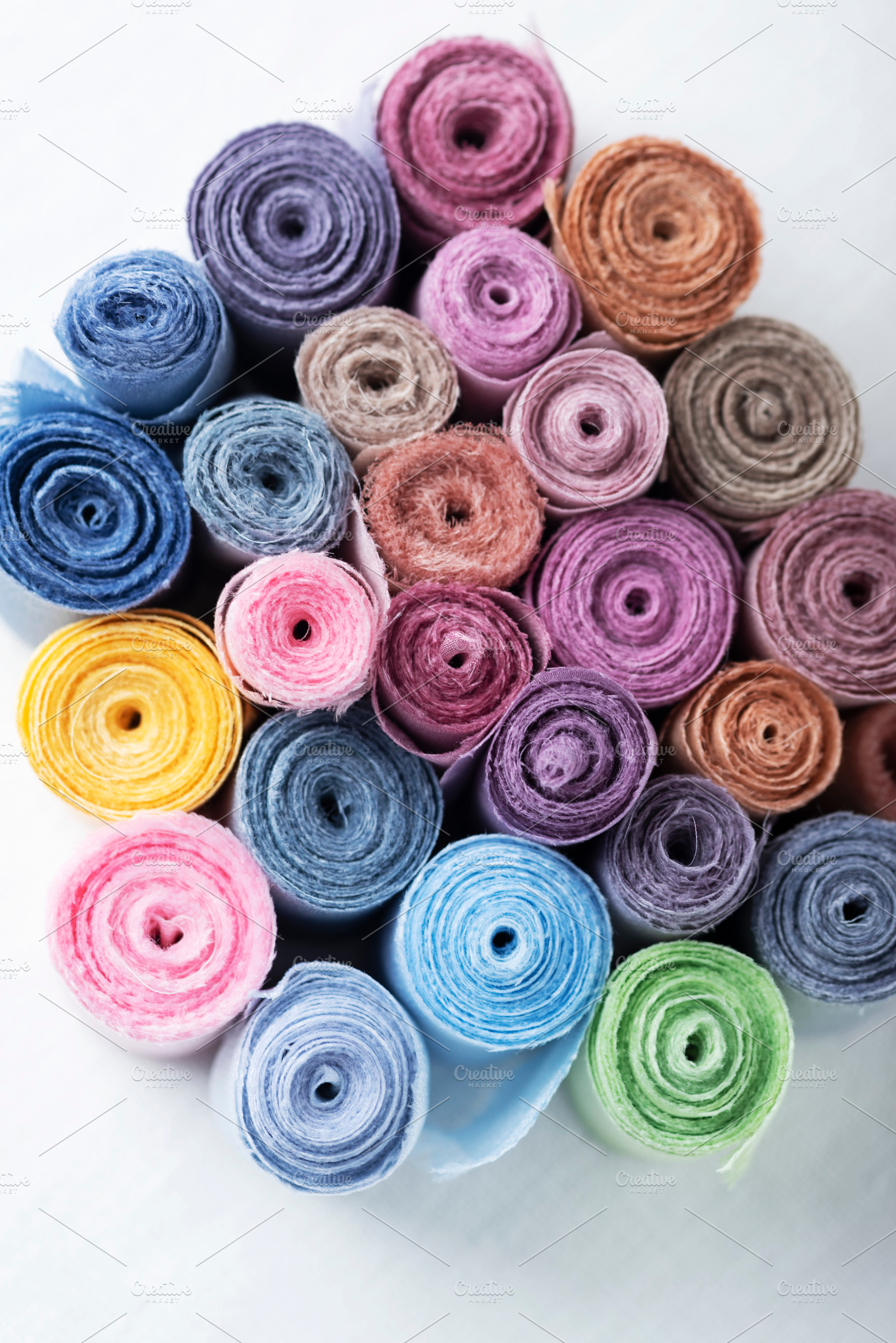 Concept of handmade silk ribbons, a Beauty & Fashion Photo by oxana.denezhkina