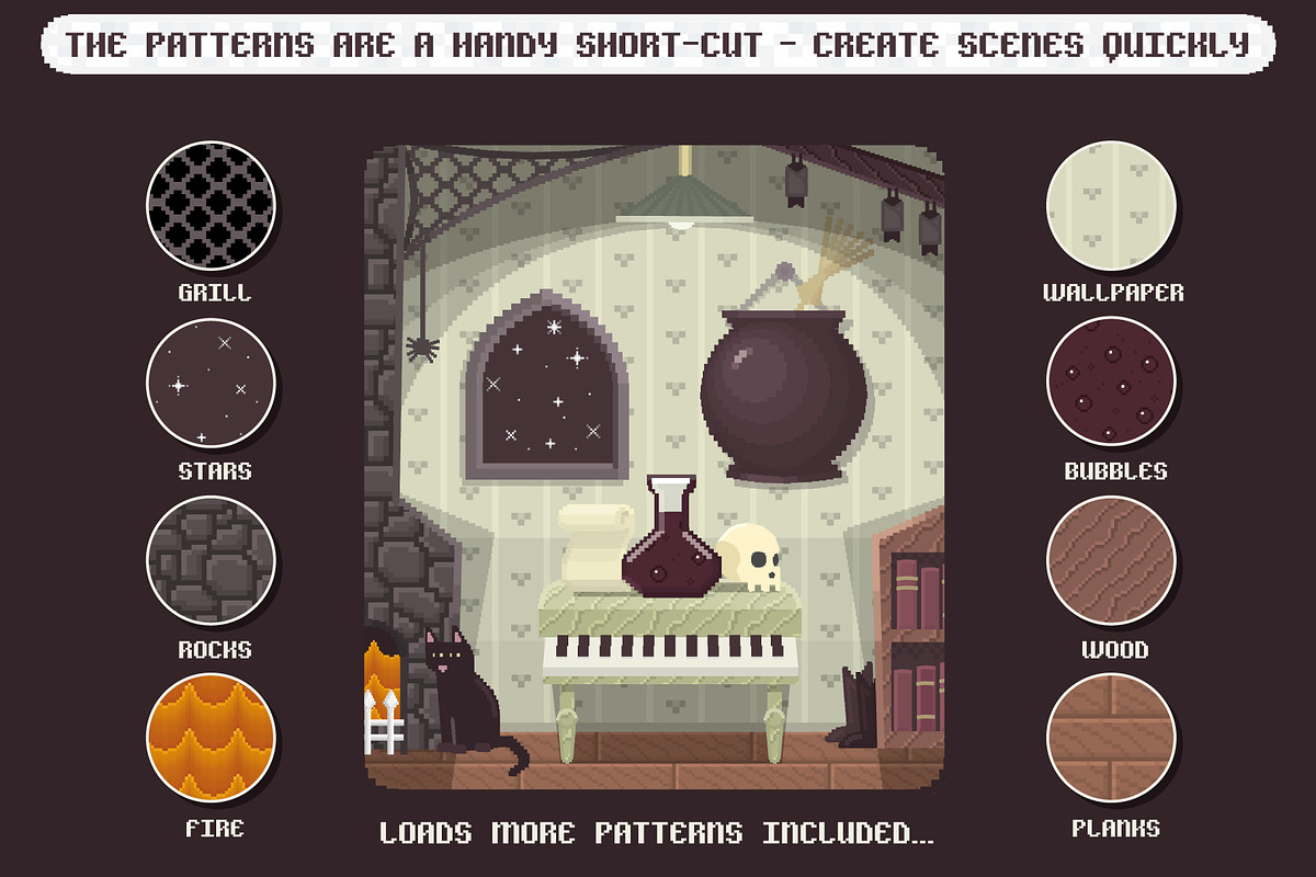 Pixel Perfect - 8-bit Tool Kit, a Brush Add-On by The Artifex Forge (Photo 3 of 14)