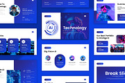 Ai Artificial Technology Template, a Presentation Template by Pradaxa (Thumbnail 5 of 6)