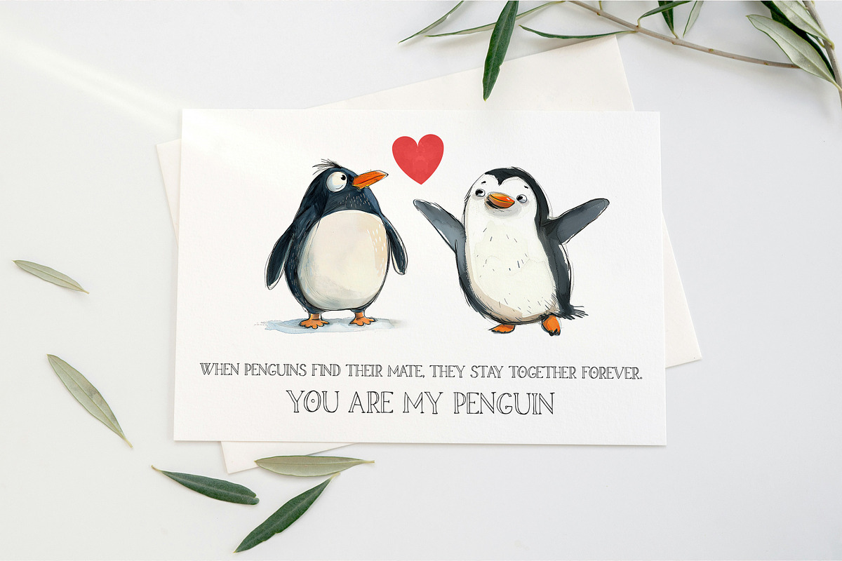 Penguin Clipart Graphics, an Animal Illustration by PaintPixelCo (Photo 8 of 10)