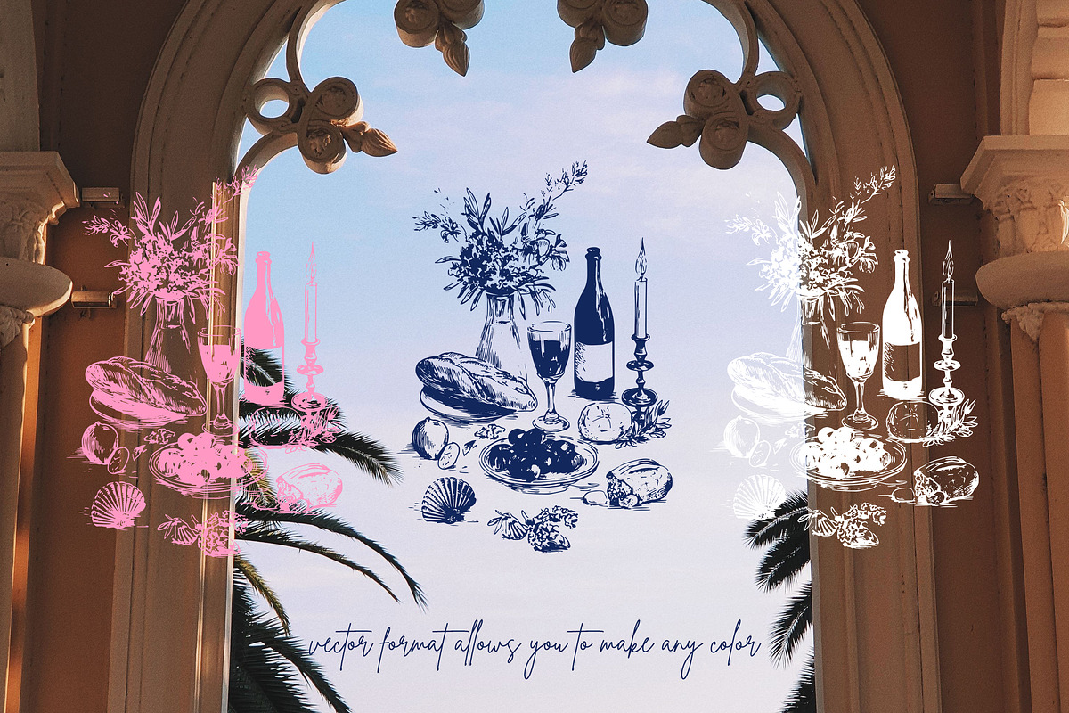 Mediterranean aesthetics, a Decorative Illustration by Chikovnaya (Photo 7 of 17)