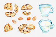 Oatmeal cookies, a Food Illustration by OlyaSenko (Thumbnail 3 of 7)