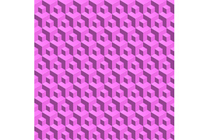 Abstract pink 3D geometric cubes, a Holiday Photo by piter.goskov