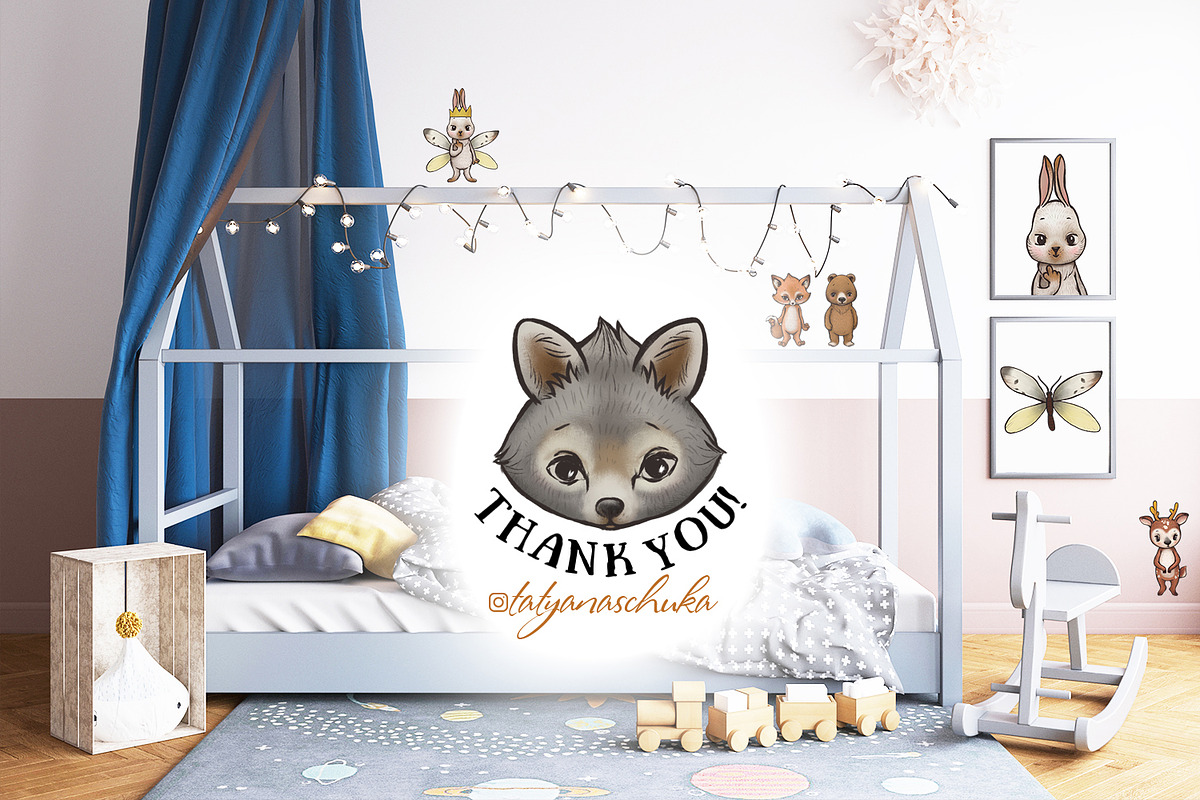 Forest animals, an Animal Illustration by TanyaSchuka (Photo 5 of 5)