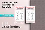 Plant Care Card Template, a Templates & Theme by Snapybiz (Thumbnail 6 of 10)