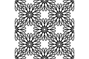 Circular Flower Decorative Patterns