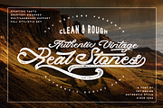 Real Stones - Clean+Rough+Extra, a Script Font by FHFont (Thumbnail 1 of 10)