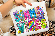 Summer Vibes Png, Retro Summer Png, an Illustration by CreationArt (Thumbnail 3 of 5)