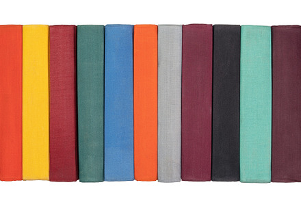 Isolated spines old vintage books, a School & Education Photo by Alexander-Piragis