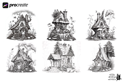 Procreate / whimsical wonderland, a Brush Add-On by Studio.Valhalla (Thumbnail 2 of 6)