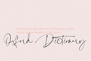 Feminist Casual Font, a Handwritten Font by PeachCreme (Thumbnail 2 of 17)