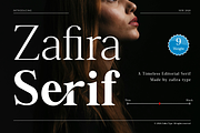 Zafira Serif, a Serif Font by Zafiratype (Thumbnail 1 of 14)