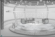 Virtual TV Studio Chat Set 20, an Architecture 3D Model by akerStudio (Thumbnail 5 of 26)