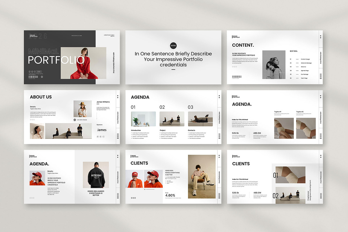 Brand Portfolio Presentation, a Presentation Template by KreateTribe (Photo 5 of 5)