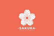 Sakura Sushi Delivery Logo Template, a Branding & Logo Template by ND Design (Thumbnail 6 of 6)