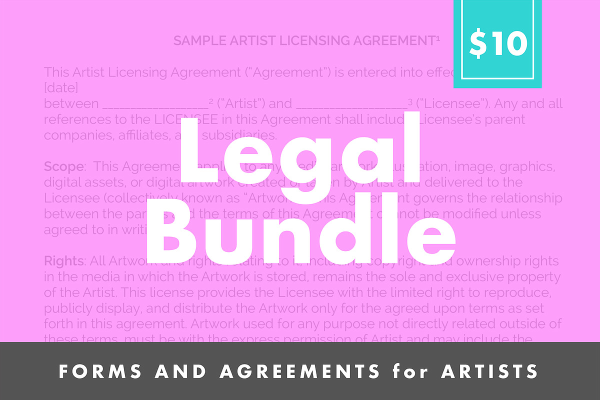 Forms and Agreements for Artists, a Templates & Theme by Molly Jacques