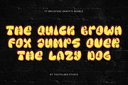 YT Brickfade - Bubble Graffiti Font, a Handwritten Font by Youthlabs Studio (Thumbnail 6 of 15)