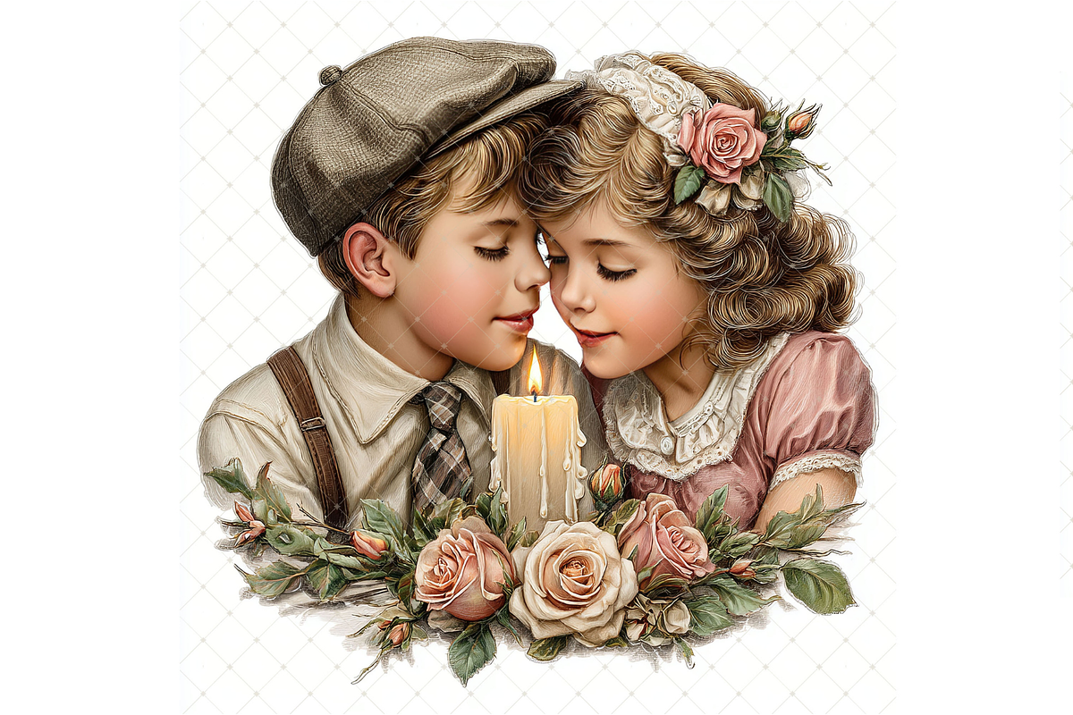 Couple in Love Clipart JPG, a Person Illustration by Memories By Lea (Photo 18 of 19)