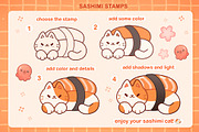Procreate Brushes Anime, Cute Stamps, a Food Illustration by InkPrintsTattoo (Thumbnail 4 of 7)