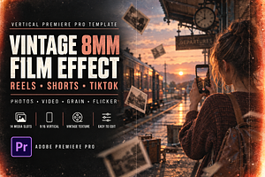 Vintage 8mm Reels Premiere Pro